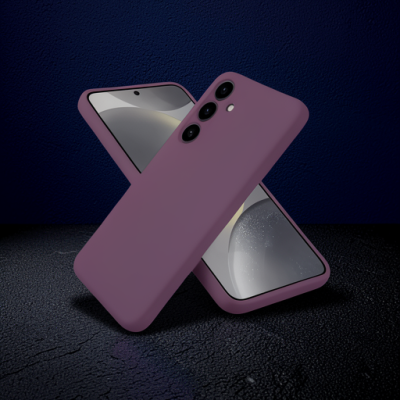 Samsung Galaxy A06 Kılıf First Silikon - Mürdüm