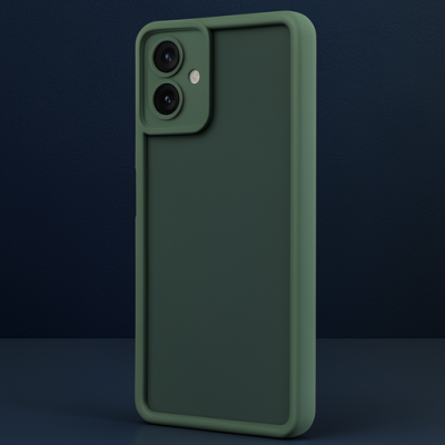 Samsung Galaxy A06 Kılıf Viera Silikon - Koyu Yeşil