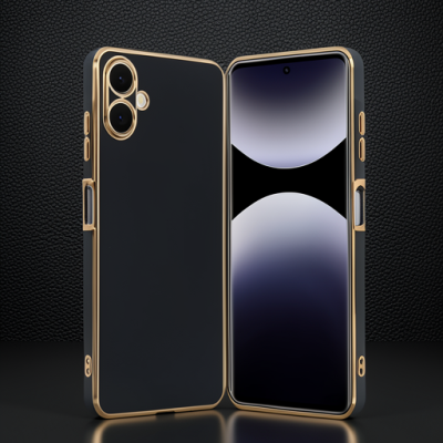 Samsung Galaxy A06 Kılıf Volet Silikon - Siyah