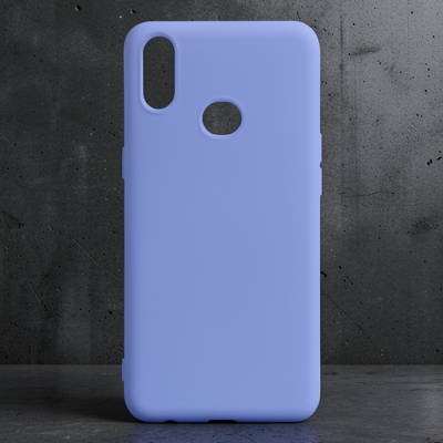 Samsung Galaxy A10s Kılıf Nano İçi Kadife Silikon - Lila