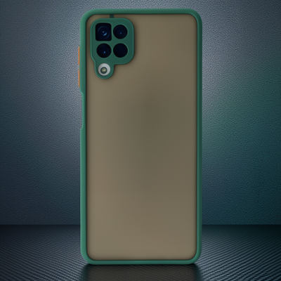 Samsung Galaxy A12 Kılıf Montreal Silikon Kapak - Yeşil