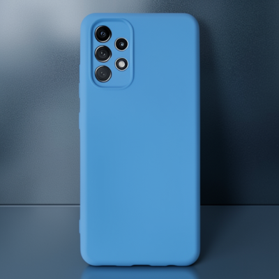 Samsung Galaxy A13 4g Kılıf Nano İçi Kadife Silikon - Mavi