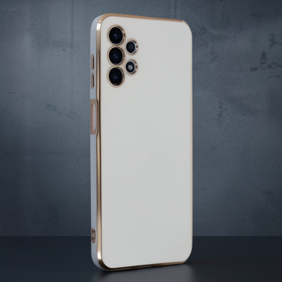 Samsung Galaxy A13 4g Kılıf Volet Silikon - Beyaz