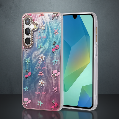 Samsung Galaxy A14 4g Kılıf Blade Aynalı Desenli Kapak - Desen 4
