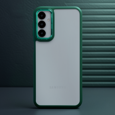 Samsung Galaxy A14 4g Kılıf Dora Kapak - Haki Yeşil