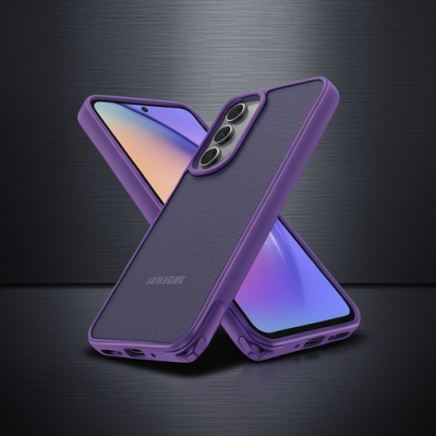 Samsung Galaxy A14 4g Kılıf Elegant Kapak - Derin Mor