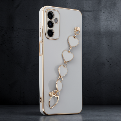 Samsung Galaxy A14 4g Kılıf Esila Silikon - Beyaz