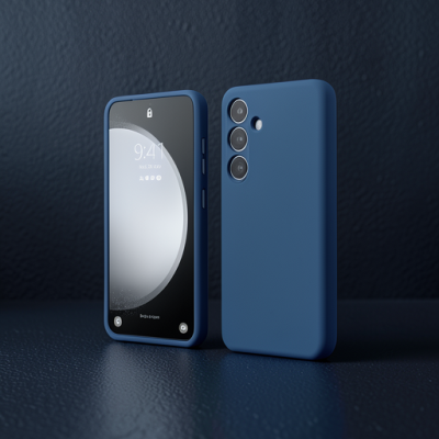Samsung Galaxy A14 4g Kılıf First Silikon - Lacivert