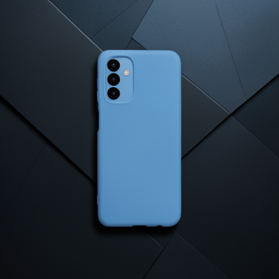 Samsung Galaxy A14 4g Kılıf Nano İçi Kadife Silikon - Mavi