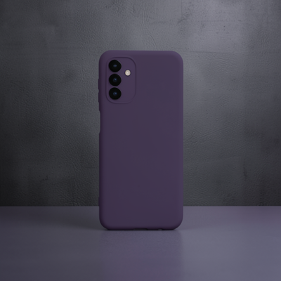 Samsung Galaxy A14 4g Kılıf Nano İçi Kadife Silikon - Mor