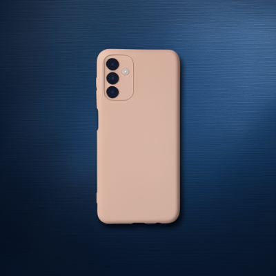 Samsung Galaxy A14 4g Kılıf Nano İçi Kadife Silikon - Pudra