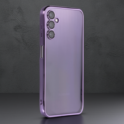 Samsung Galaxy A14 4g Kılıf Razer Lensli Silikon - Mor