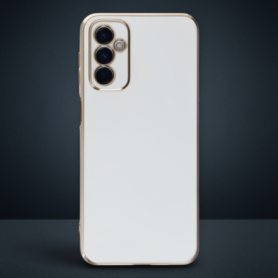 Samsung Galaxy A14 4g Kılıf Volet Silikon - Beyaz