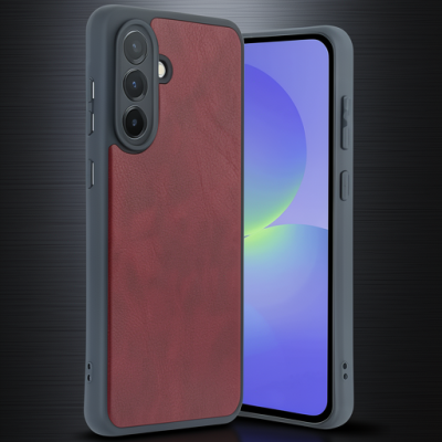 Samsung Galaxy A15 4g Kılıf Aras Deri Kapak - Bordo