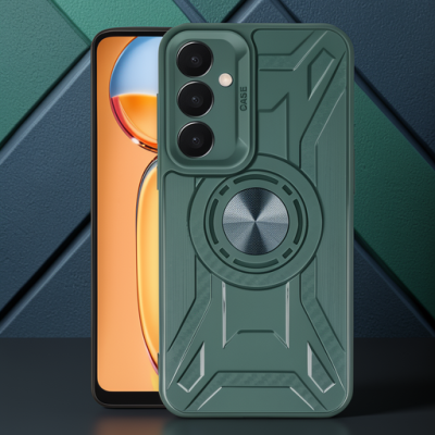 Samsung Galaxy A15 4g Kılıf Lincoln Silikon - Koyu Yeşil