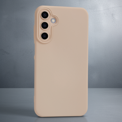 Samsung Galaxy A15 4g Kılıf Nano İçi Kadife Silikon - Pudra