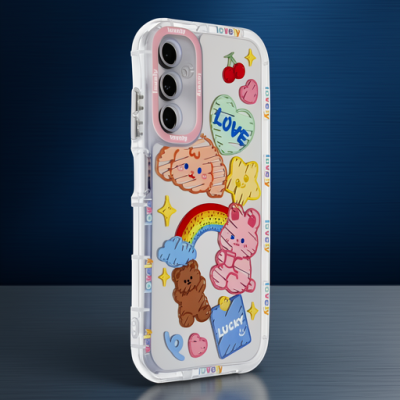Samsung Galaxy A15 4g Kılıf Reflexion Desenli Kapak - Desen 4