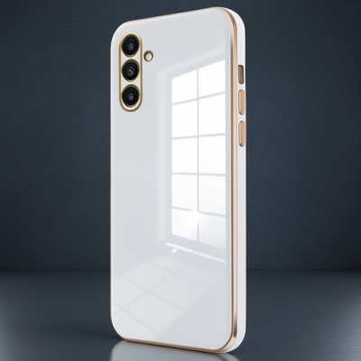 Samsung Galaxy A15 4g Kılıf Volet Silikon - Beyaz