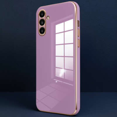 Samsung Galaxy A15 4g Kılıf Volet Silikon - Mor