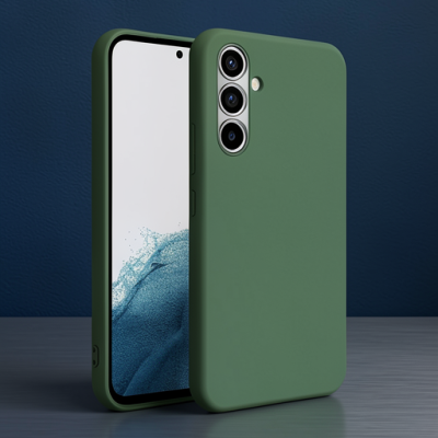 Samsung Galaxy A16 5g Kılıf First Silikon - Koyu Yeşil
