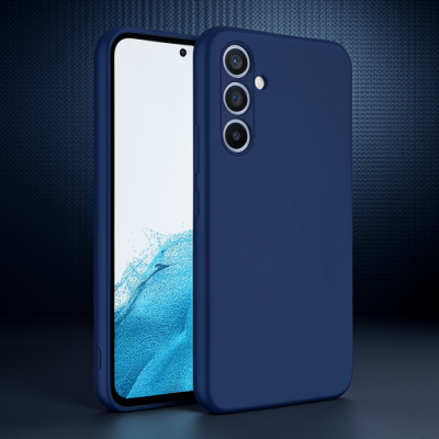 Samsung Galaxy A16 5g Kılıf First Silikon - Lacivert
