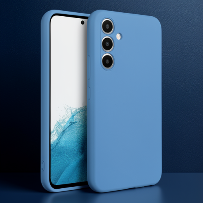 Samsung Galaxy A16 5g Kılıf First Silikon - Mavi