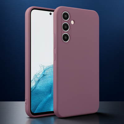 Samsung Galaxy A16 5g Kılıf First Silikon - Mürdüm