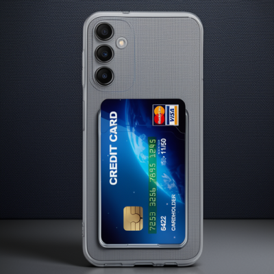 Samsung Galaxy A16 5g Kılıf Kart Şeffaf Silikon - Şeffaf