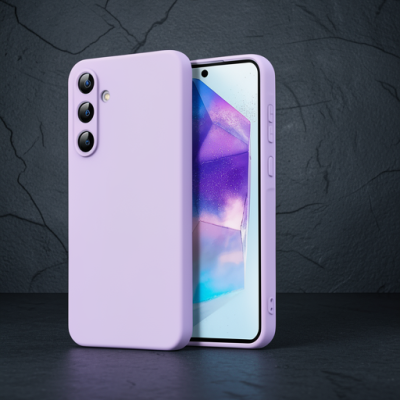 Samsung Galaxy A16 5g Kılıf Nano İçi Kadife Silikon - Lila