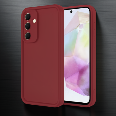 Samsung Galaxy A16 5g Kılıf Viera Silikon - Bordo