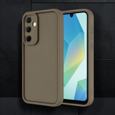 Samsung Galaxy A16 5g Kılıf Viera Silikon - Kahverengi
