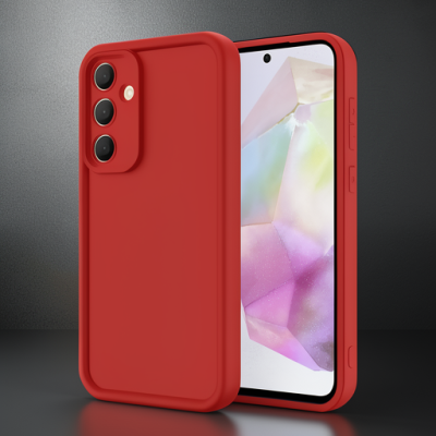 Samsung Galaxy A16 5g Kılıf Viera Silikon - Kırmızı
