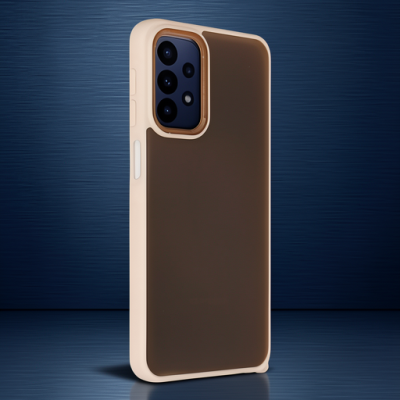 Samsung Galaxy A23 4g Kılıf Elegant Kapak - Pudra