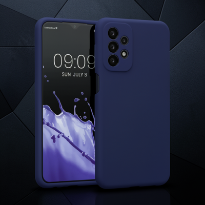 Samsung Galaxy A23 4g Kılıf First Silikon - Lacivert