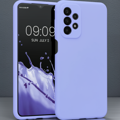 Samsung Galaxy A23 4g Kılıf First Silikon - Lila