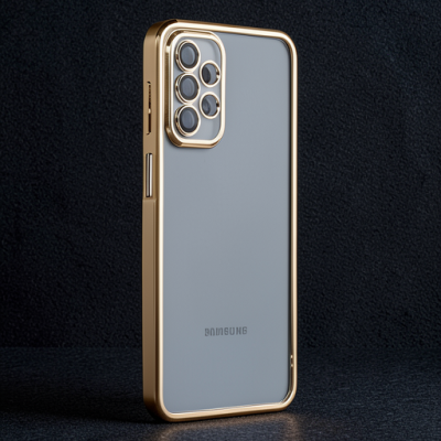 Samsung Galaxy A23 4g Kılıf Razer Lensli Silikon - Gold