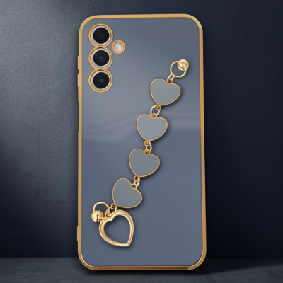 Samsung Galaxy A24 4g Kılıf Esila Silikon - Gri