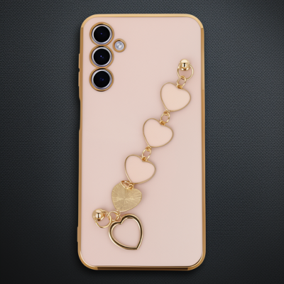 Samsung Galaxy A24 4g Kılıf Esila Silikon - Pudra