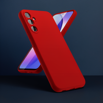 Samsung Galaxy A24 4g Kılıf First Silikon - Kırmızı