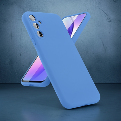 Samsung Galaxy A24 4g Kılıf First Silikon - Mavi