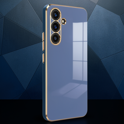 Samsung Galaxy A24 4g Kılıf Volet Silikon - Mavi