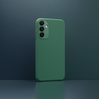 Samsung Galaxy A25 5g Kılıf First Silikon - Koyu Yeşil