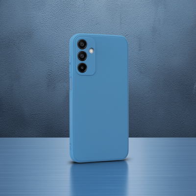 Samsung Galaxy A25 5g Kılıf First Silikon - Mavi