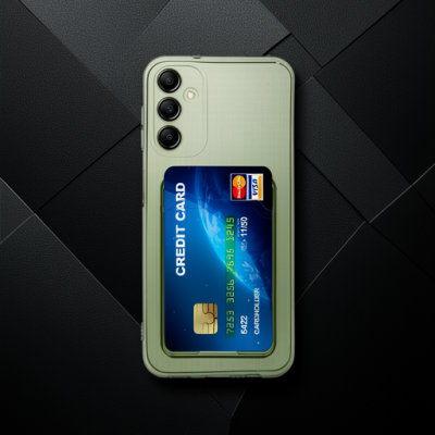 Samsung Galaxy A25 5g Kılıf Kart Şeffaf Silikon - Şeffaf