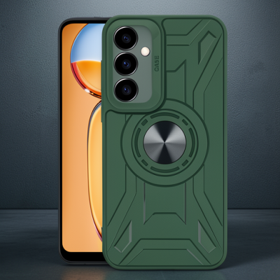 Samsung Galaxy A25 5g Kılıf Lincoln Silikon - Koyu Yeşil