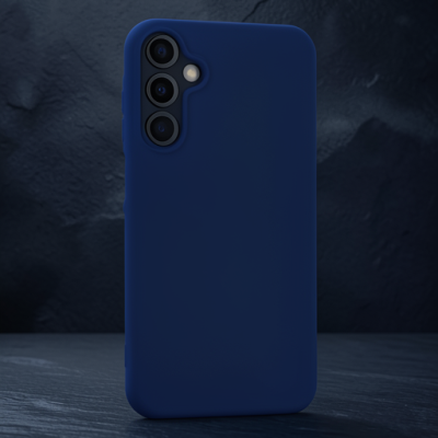 Samsung Galaxy A25 5g Kılıf Nano İçi Kadife Silikon - Lacivert