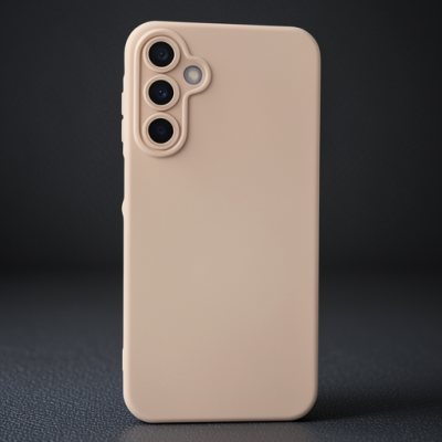 Samsung Galaxy A25 5g Kılıf Nano İçi Kadife Silikon - Pudra