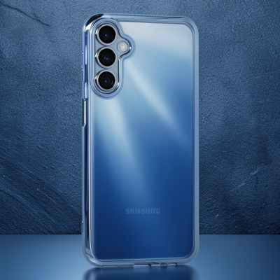 Samsung Galaxy A25 5g Kılıf Razer Lensli Silikon - Açık Mavi