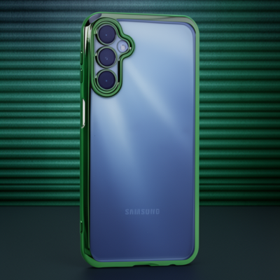 Samsung Galaxy A25 5g Kılıf Razer Lensli Silikon - Yeşil