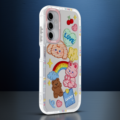 Samsung Galaxy A25 5g Kılıf Reflexion Desenli Kapak - Desen 4